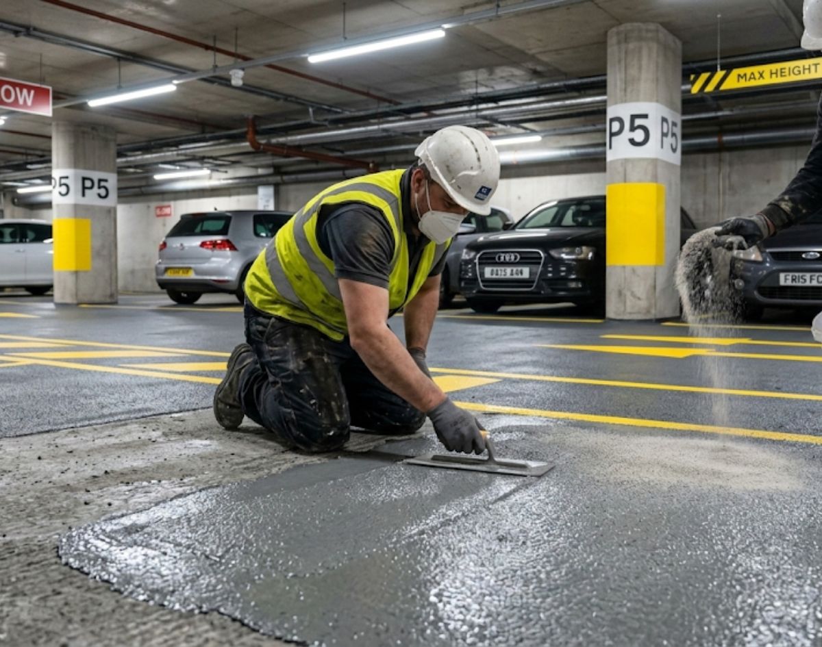 Car Deck Parking Flooring in Vapi